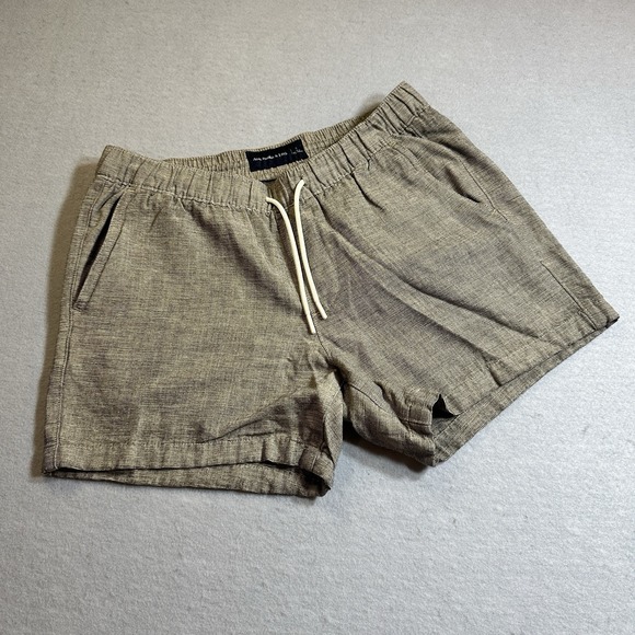 Abercrombie & Fitch Pants - Abercrombie & Fitch Women's Small Linen Blend Shorts Drawstring Pockets Casual‎